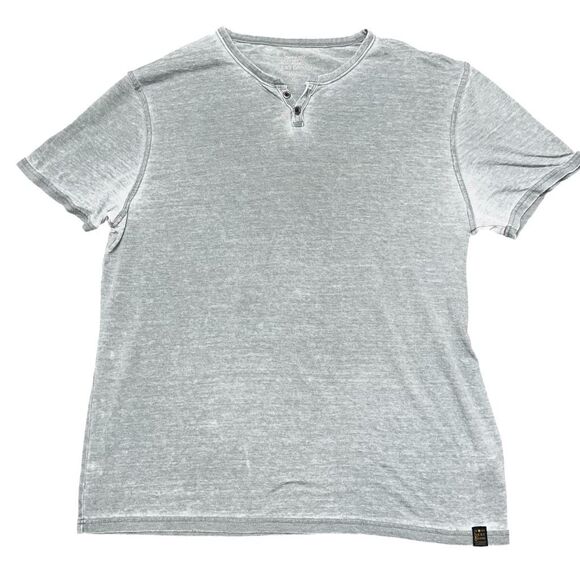 LUCKY BRAND Men’s Venice Burnout Notch Neck T-Shirt Size XL - Picture 1 of 9